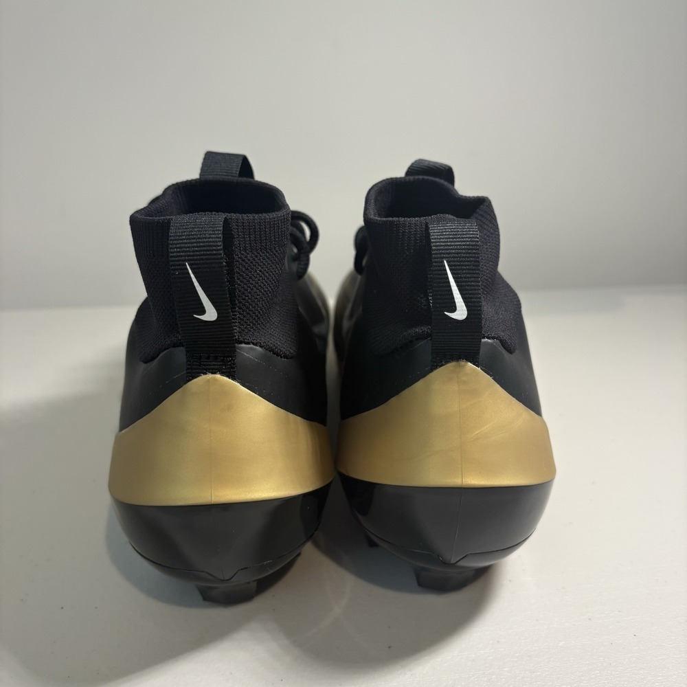 Nike Zoom Air Vapor Pro 1 Black & Gold Football Cleats Men's FB3298 003 SZ 11.5 - Picture 4 of 5